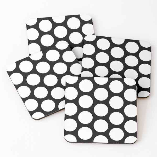 Schematic of a 2D photonic crystal made of circular holes Coasters (Set of 4)