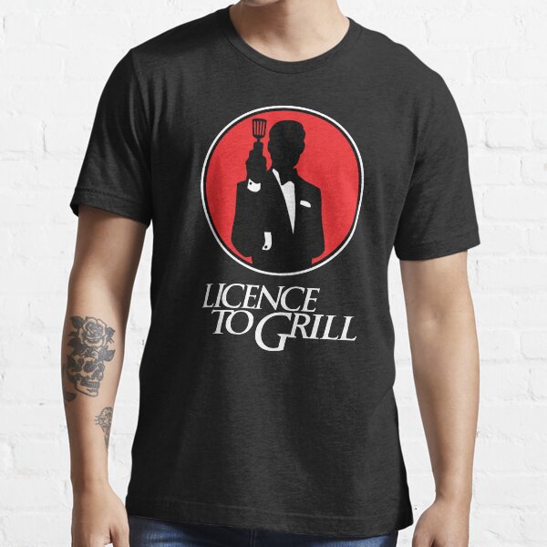 Licence to Grill (dark) T-shirt essentiel