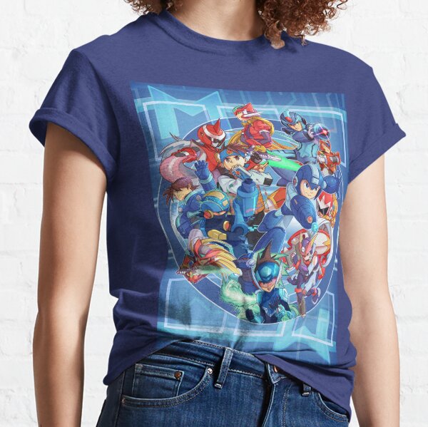 Mega Man X T Shirts Redbubble - mega man shirt roblox