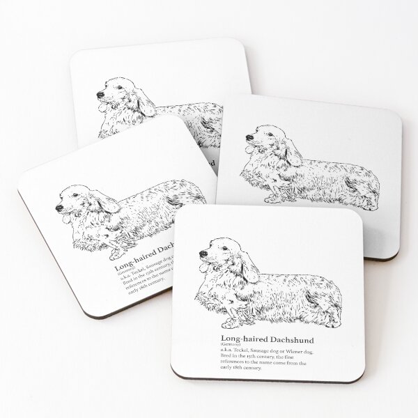 Item preview, Long-haired Dachshund designed and sold by canis-mundi.