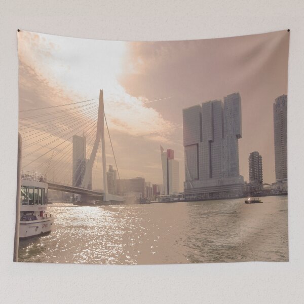 Item preview, Erasmus Bridge Rotterdam and harbour designed and sold by D. DAVID.