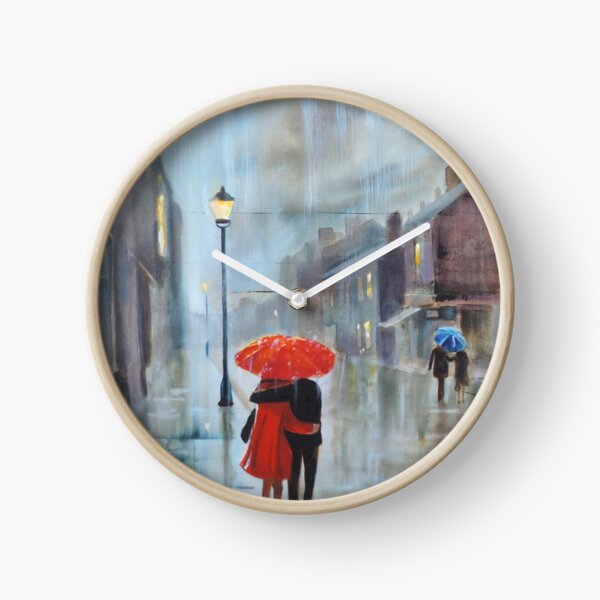 Item preview, Red umbrella rain painting designed and sold by GORDON BRUCE ART.