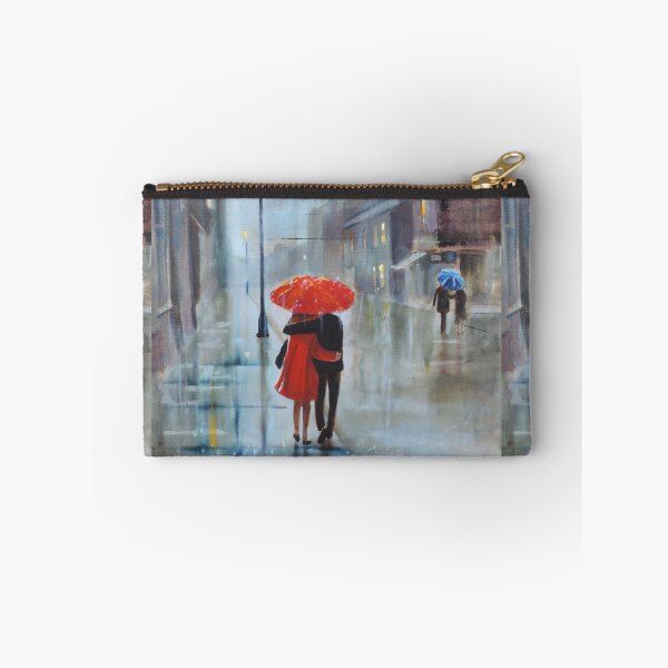 Item preview, Red umbrella rain painting designed and sold by GORDON BRUCE ART.