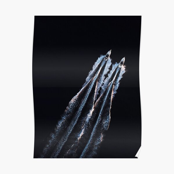 Side by Side | Minimal Aerial Print Poster