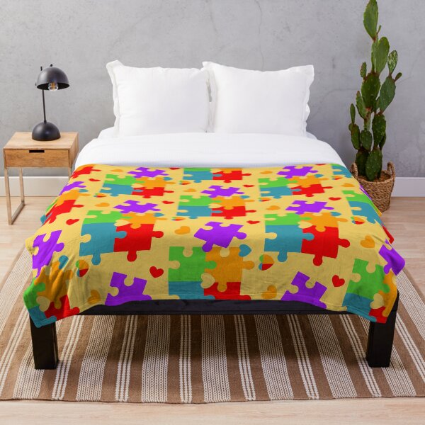 Aperçu de l'œuvre Puzzle Love / Yellow créée et vendue par FranBail.