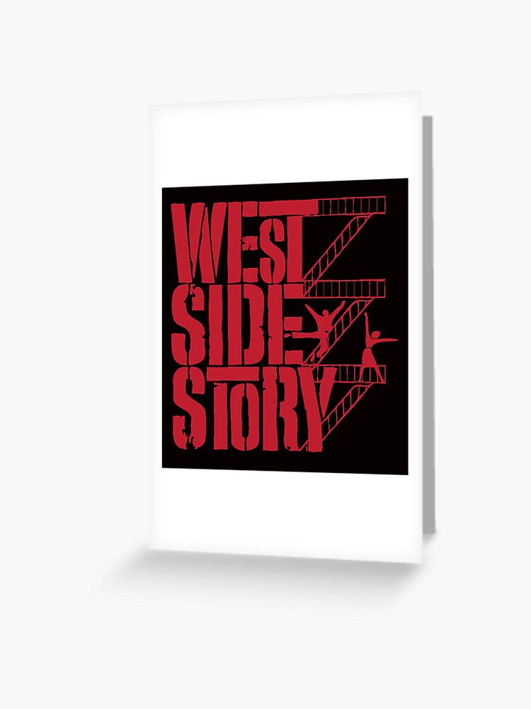 West Side Story Logo Greeting Card By Amscraypunk Redbubble