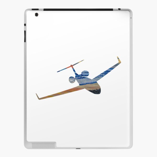 Gulfstream GV Sunset Beach Silhouette iPad Skin