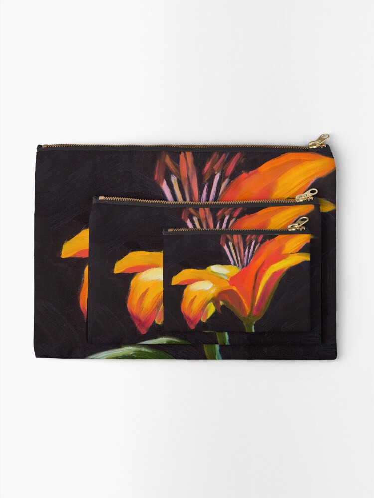 Alternate view of Frilly Lily Zipper Pouch