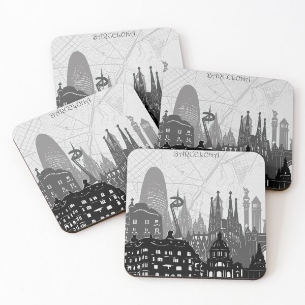 Item preview, barcelona skyline designed and sold by BekimART2.