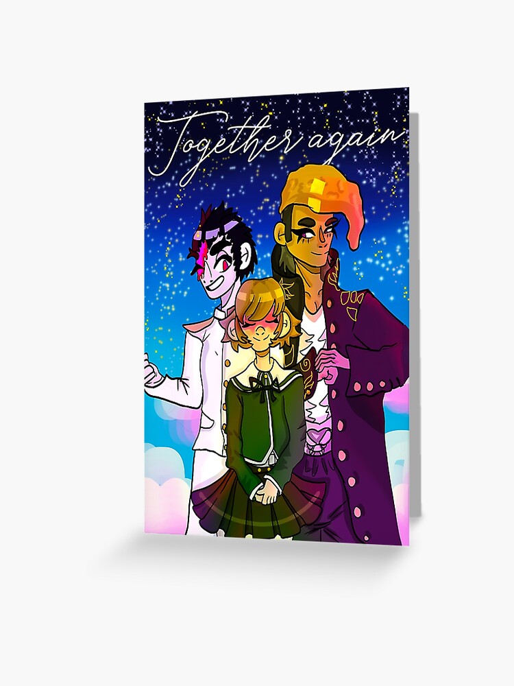 Danganronpa Thh Artwork Greeting Card By Chaoticry Redbubble