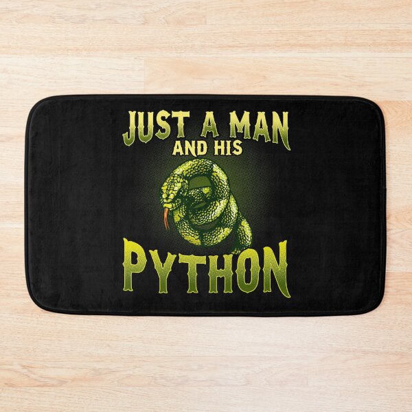 Item preview, Python Lover Snake Fan Just A Man And His Python designed and sold by UniQueensShop.