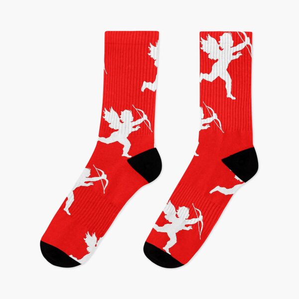 Item preview, Cupids on Red Valentines Day designed and sold by SOCKSbySBD.