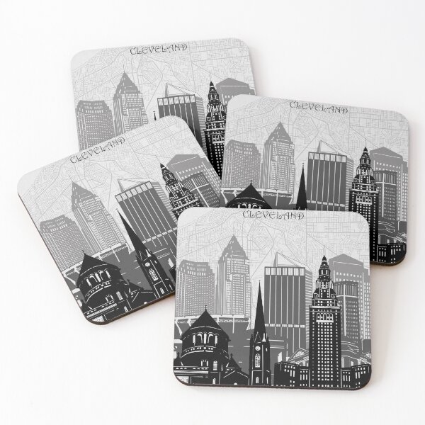 Item preview, cleveland skyline designed and sold by BekimART2.