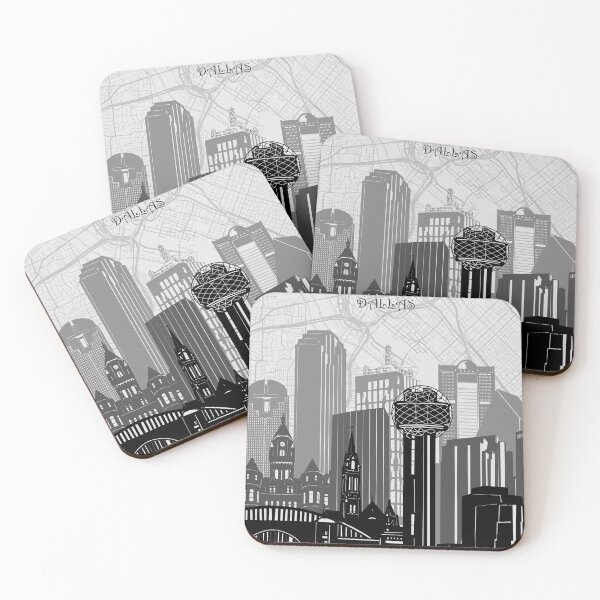 Item preview, dallas skyline designed and sold by BekimART2.
