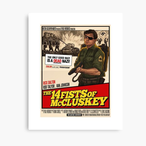 Item preview, Once upon a time in hollywood - 14 fists of Mcluskey designed and sold by razorhead.