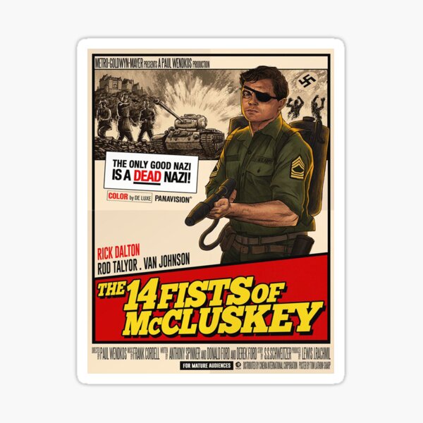 Item preview, Once upon a time in hollywood - 14 fists of Mcluskey designed and sold by razorhead.
