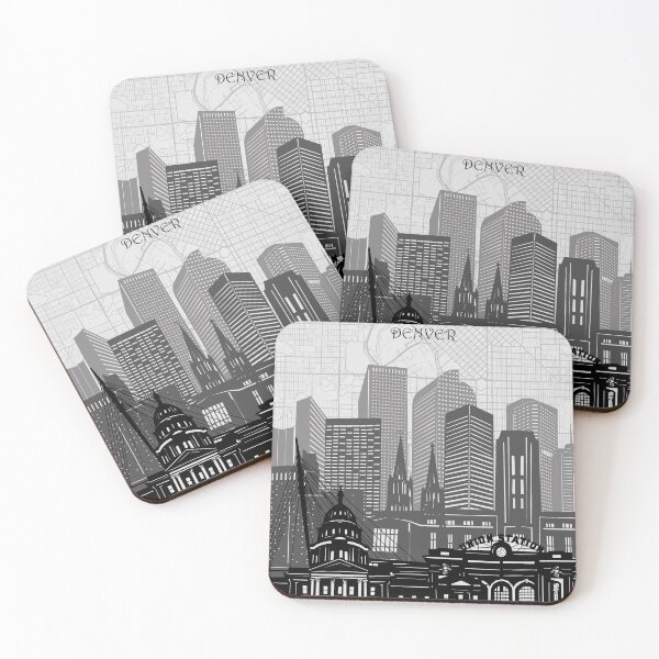 Item preview, denver skyline designed and sold by BekimART2.