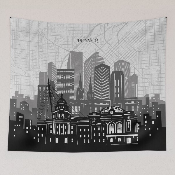 Item preview, denver skyline designed and sold by BekimART2.