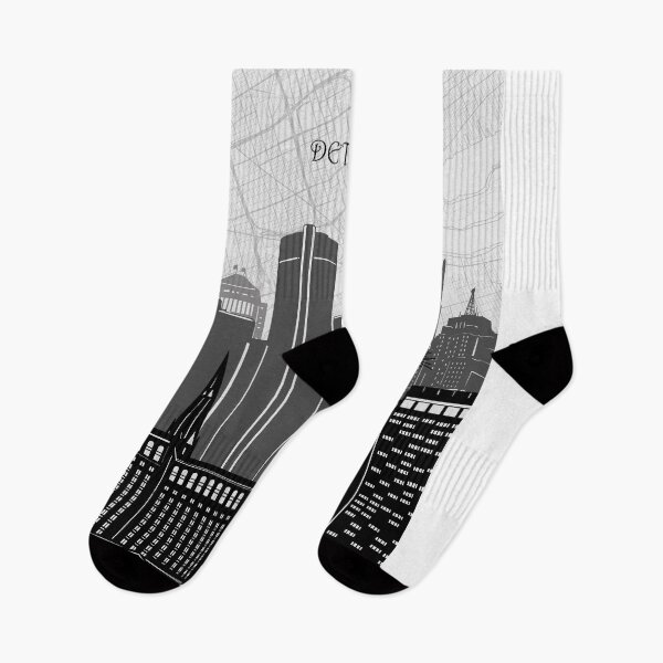 Item preview, detroit skyline designed and sold by BekimART2.