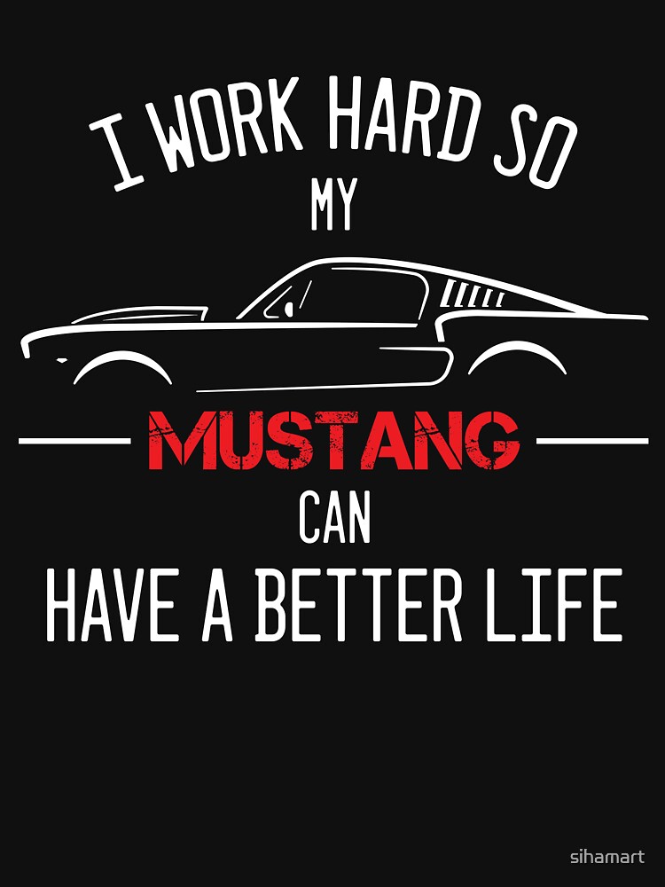 Discover Funny Mustang Muscle car T-Shirt | Essential T-Shirt 