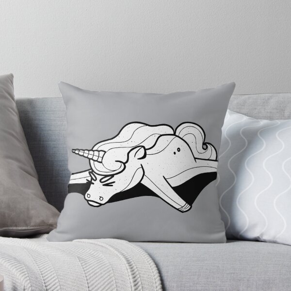 Item preview, Unicorn with fear on the ground designed and sold by Dibbelchen.