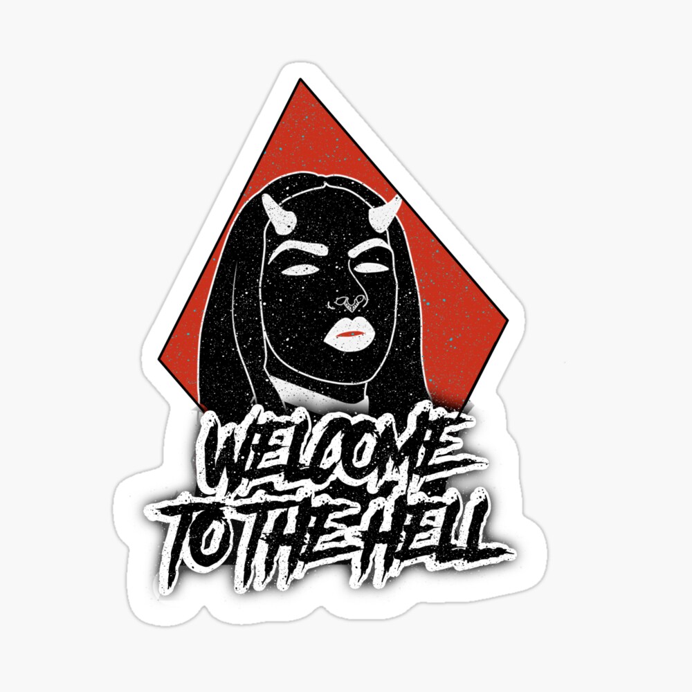 Girl Demon Welcome To The Hell T Shirt Photographic Print By Elchicodelab Redbubble