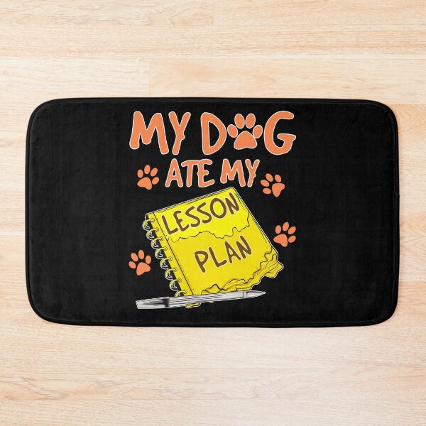 Item preview, Funny Back To School Homework Exercise Book Alibi Dog Ate Lesson Plan  designed and sold by UniQueensShop.