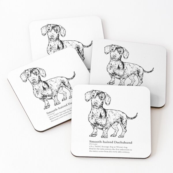 Item preview, Smooth-haired Dachshund designed and sold by canis-mundi.