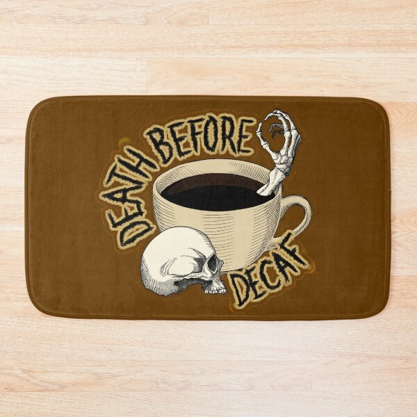 Item preview, Death before Decaf 2 designed and sold by undersideland.