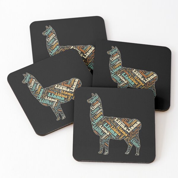 Item preview, Llama Colorful Word Cloud designed and sold by Gsallicat.