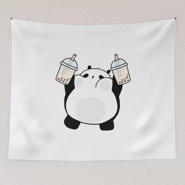 Item preview, Chubby Little Panda Loves Boba! designed and sold by SirBobalot.