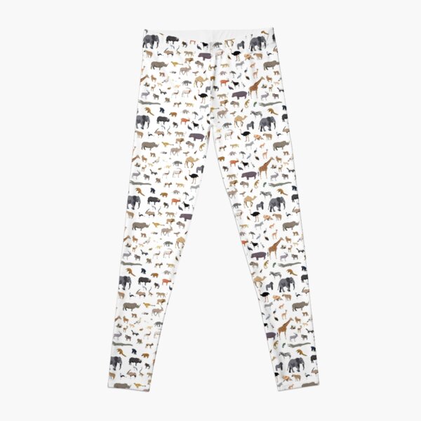 African animal pattern Leggings