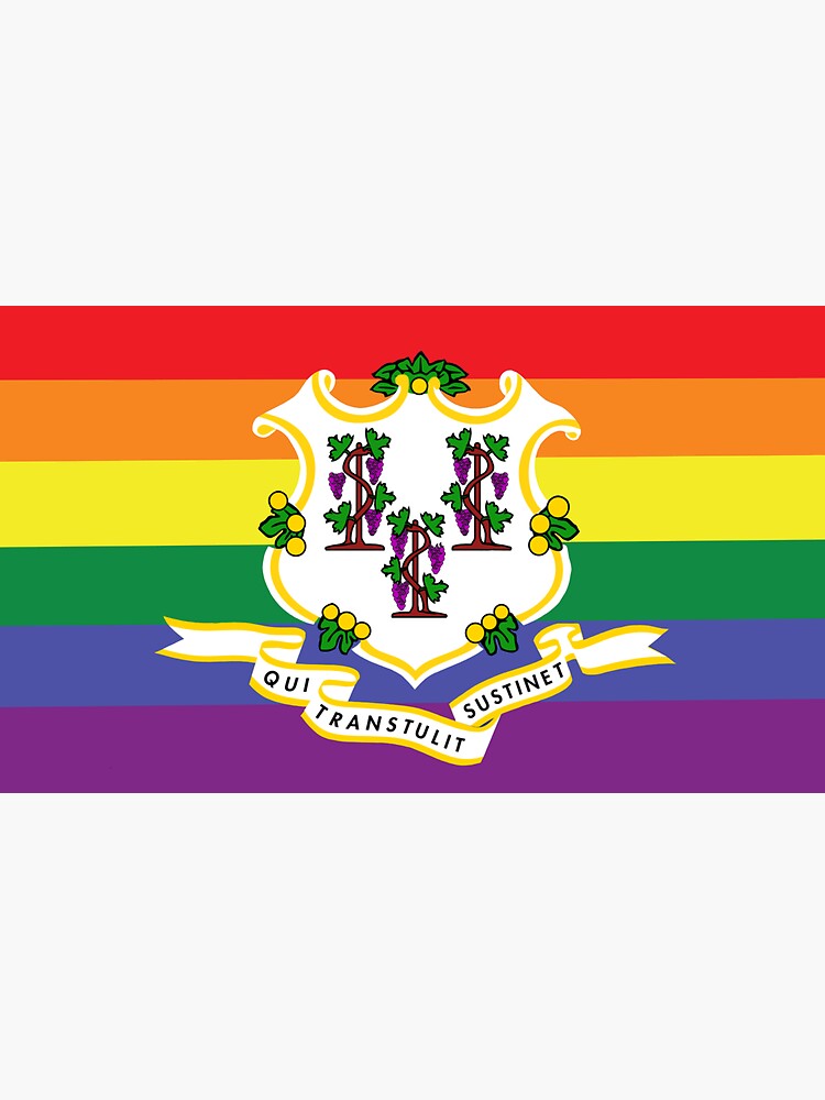 "connecticut pride flag" Sticker for Sale by fantasticfear Redbubble
