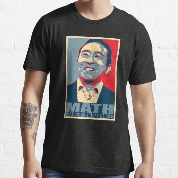 andrew yang math t shirt