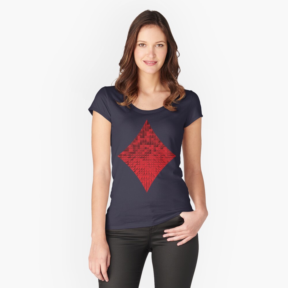 Item preview, Fitted Scoop T-Shirt designed and sold by roggcar.