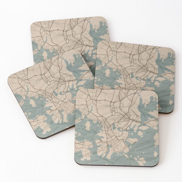 Item preview, Helsinki Sepia Map designed and sold by CPTVDesign.