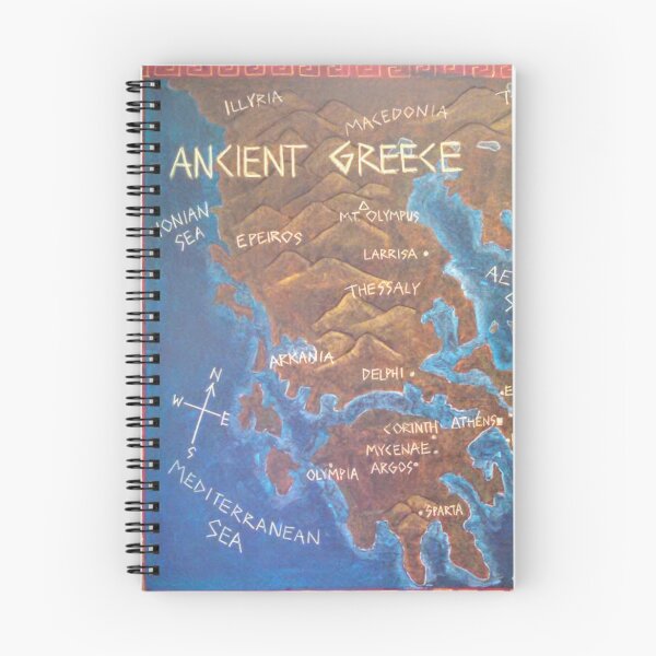 Item preview, Map of Ancient Greece designed and sold by brusling.