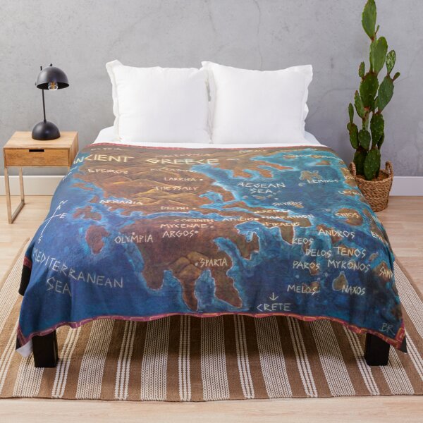 Item preview, Map of Ancient Greece designed and sold by brusling.