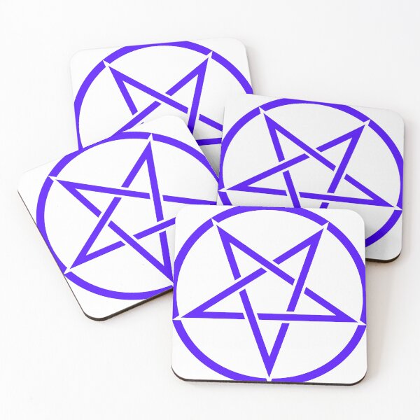 Item preview, Colorful Inverted Pentagram Blue designed and sold by 1weekinparadise.