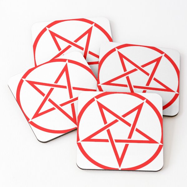 Item preview, Colorful Inverted Pentagram Red designed and sold by 1weekinparadise.