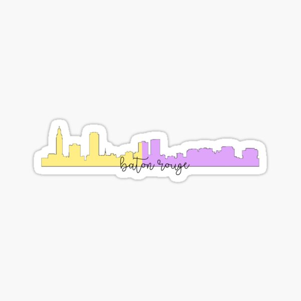 Item preview, Baton Rouge Skyline Two Toned designed and sold by one-broke-kid.