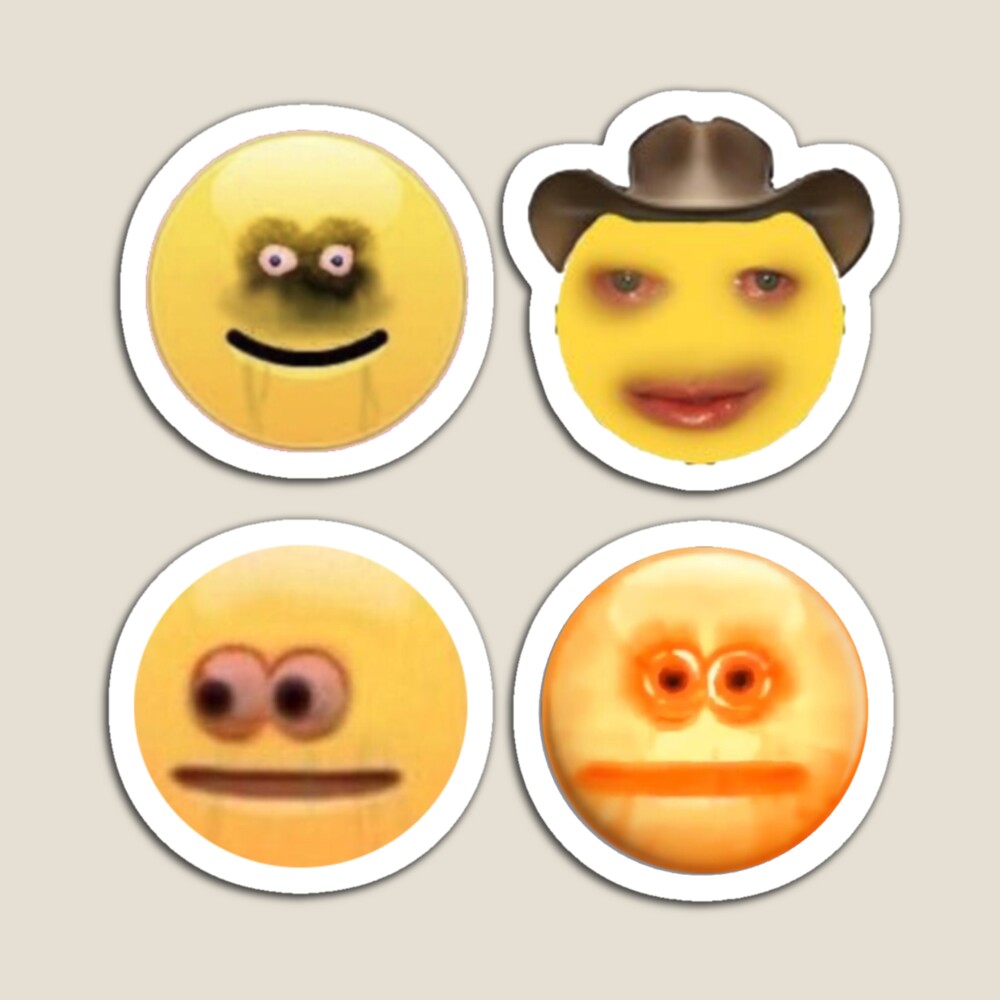 Cursed Emoji Set Sticker by evaolsen