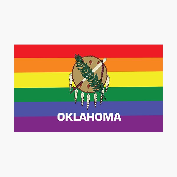 "oklahoma pride flag" Photographic Print for Sale by fantasticfear