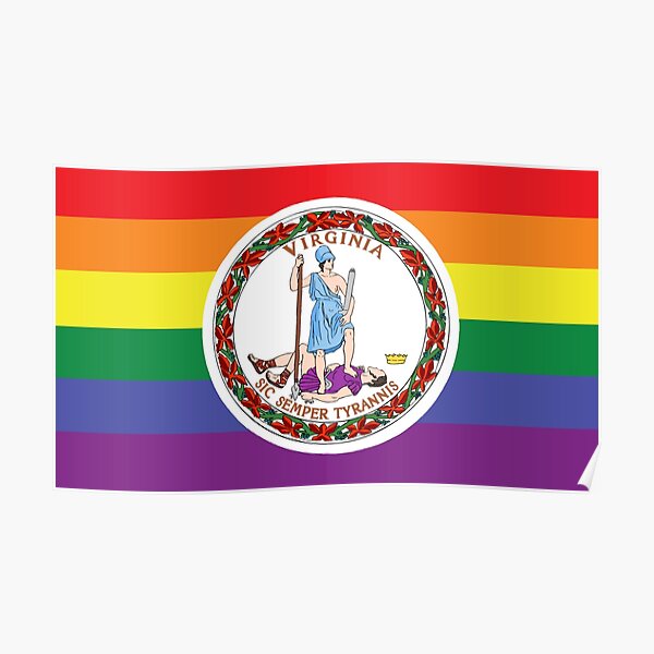 "virginia pride flag" Poster by fantasticfear Redbubble