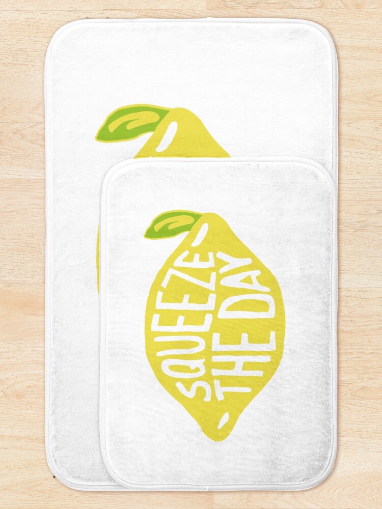 Alternate view of squeeze the day Bath Mat