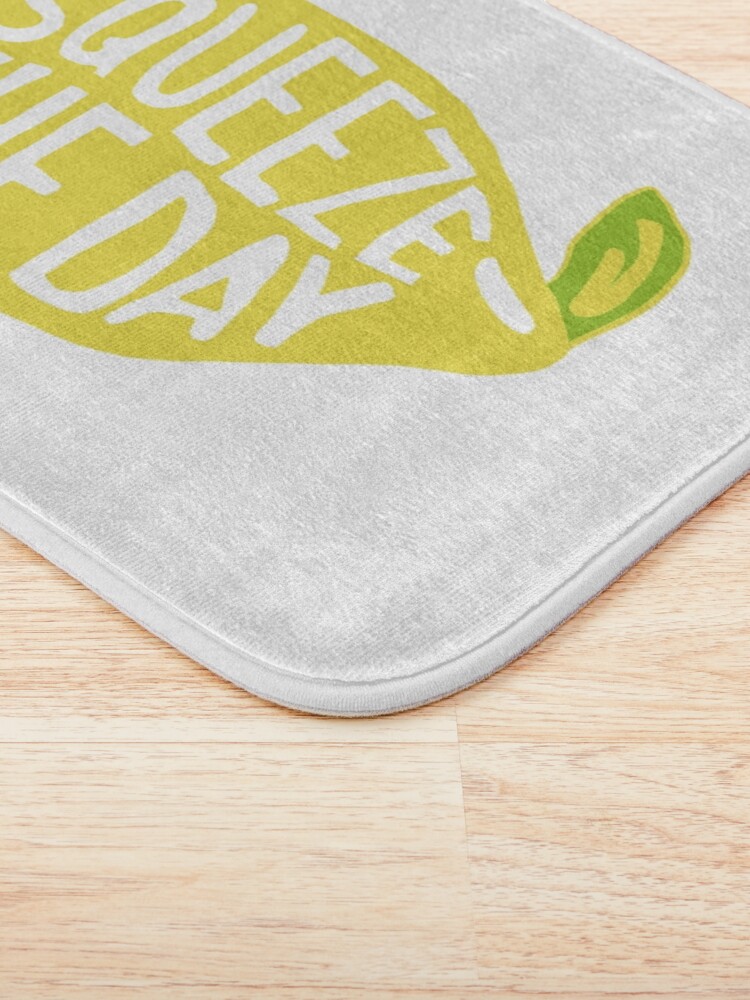 Alternate view of squeeze the day Bath Mat