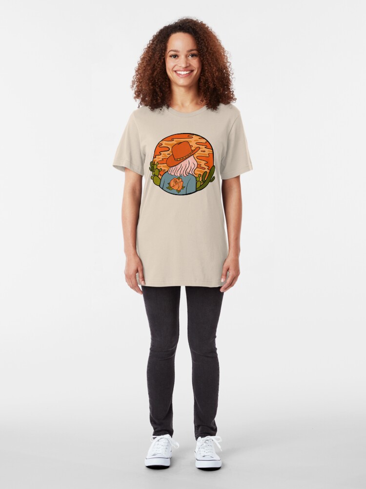 Alternate view of Desert Cowgirl Slim Fit T-Shirt