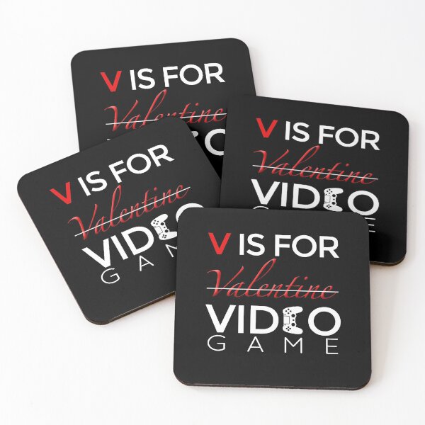 Item preview, V is for Valentines Video Game designed and sold by Drugaya.