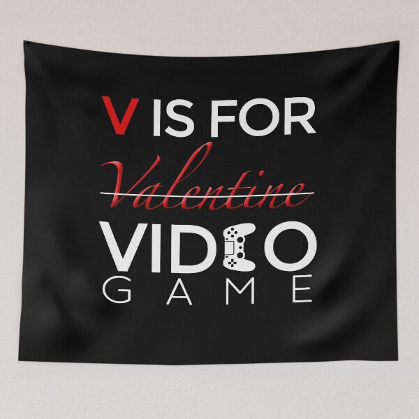 Item preview, V is for Valentines Video Game designed and sold by Drugaya.