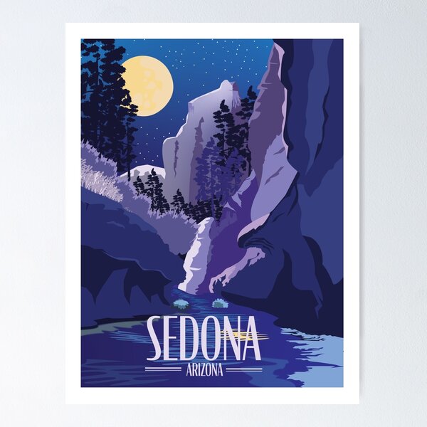 Item preview, Sedona, AZ poster designed and sold by katieacra00.
